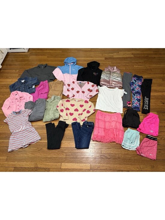 Under Armour Other - Girls Youth Size Small 5/6-7/8 Clothing Lot 24PCS! Nike Justice Back To school